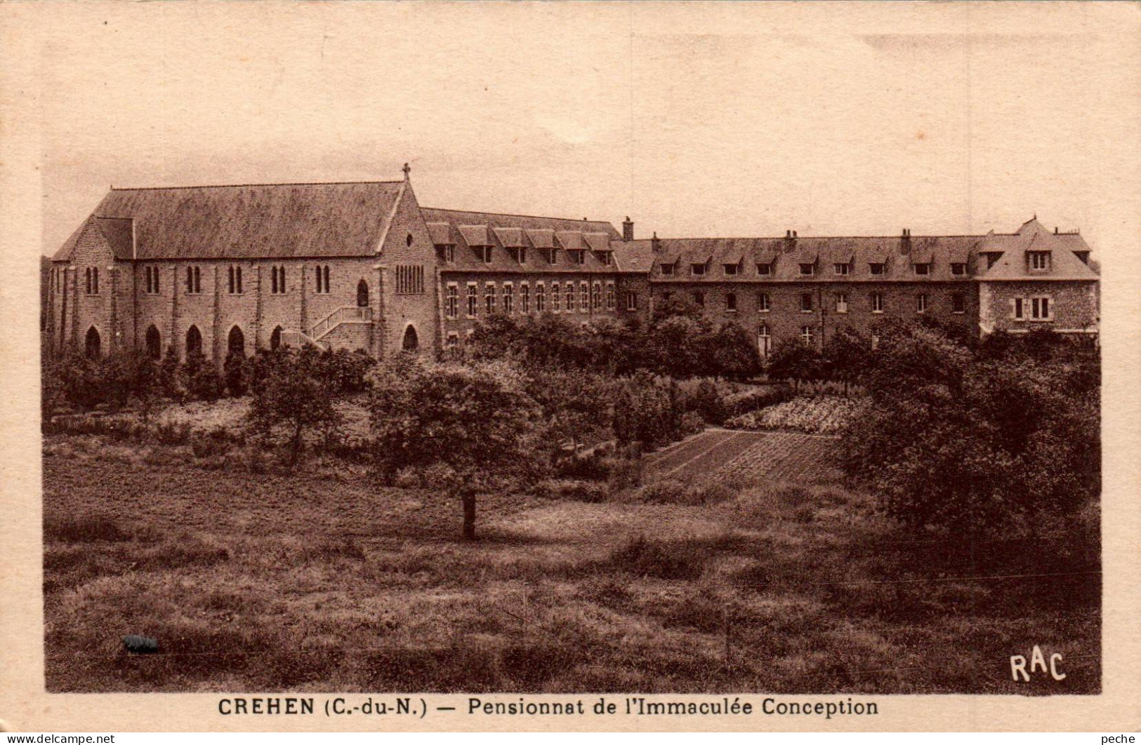 N°115856 -cpa Crehen -pensionnat de l'Immaculée Conception-