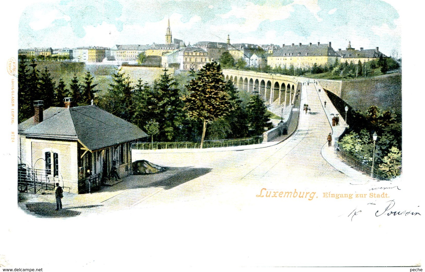 N°1429 R -cpa Luxembourg -Eingang sur Stadt-