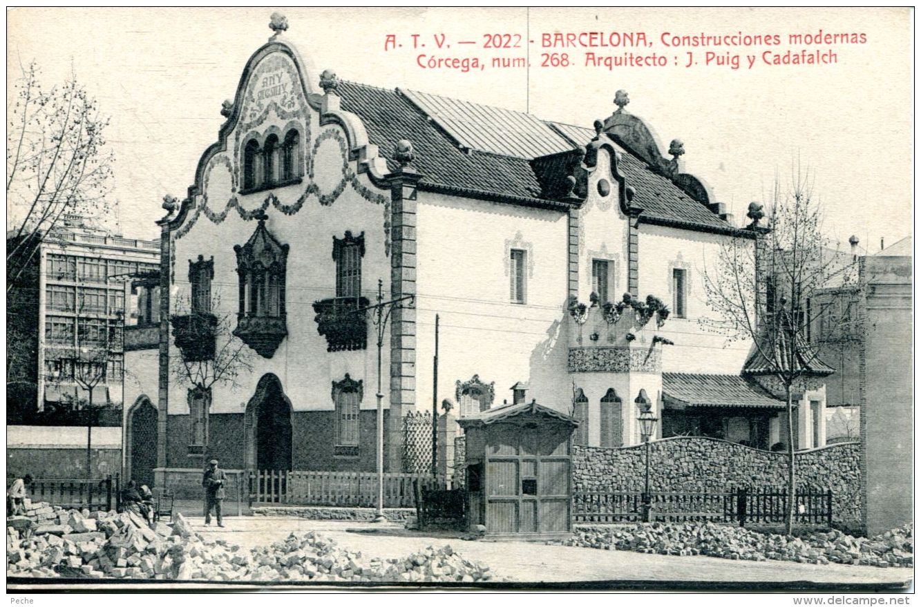 N°1433 A -cpa Barcelona -construcciones modernas -