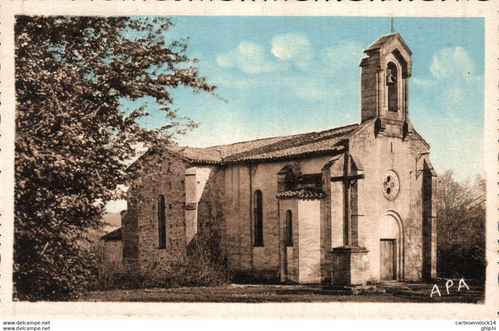 N°19294 Z -cpsm Montclar de Quercy -église de la Salvetat-