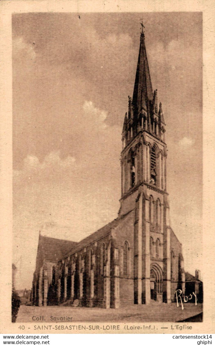 N°28720 Z -cpa Saint Sébastien sur Loire -l'église-