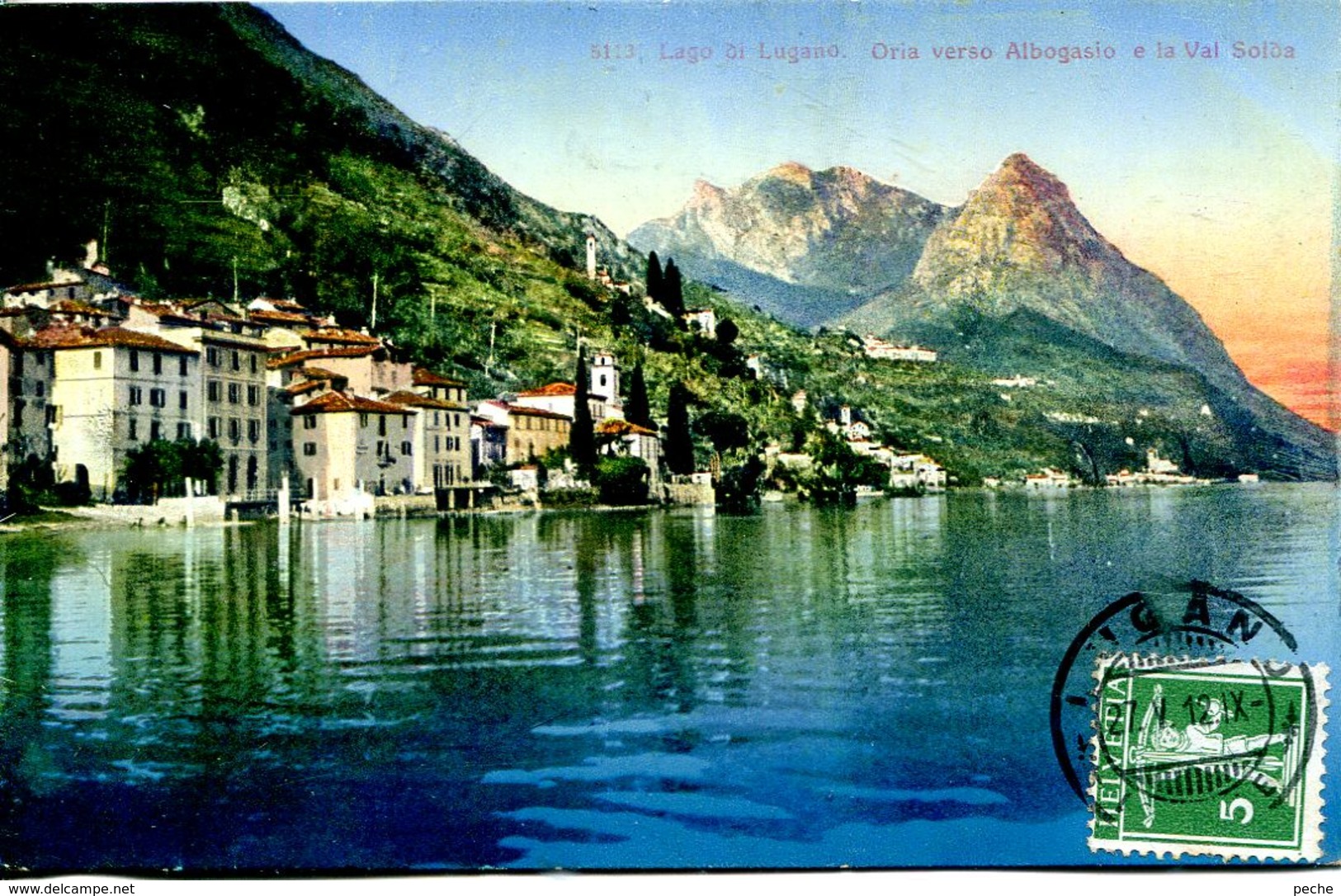 N°4452 R -cpa lago de Lugano