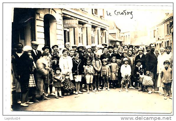 N 483 / CPA  CARTE PHOTO ???? LE CROTOY????    (80)