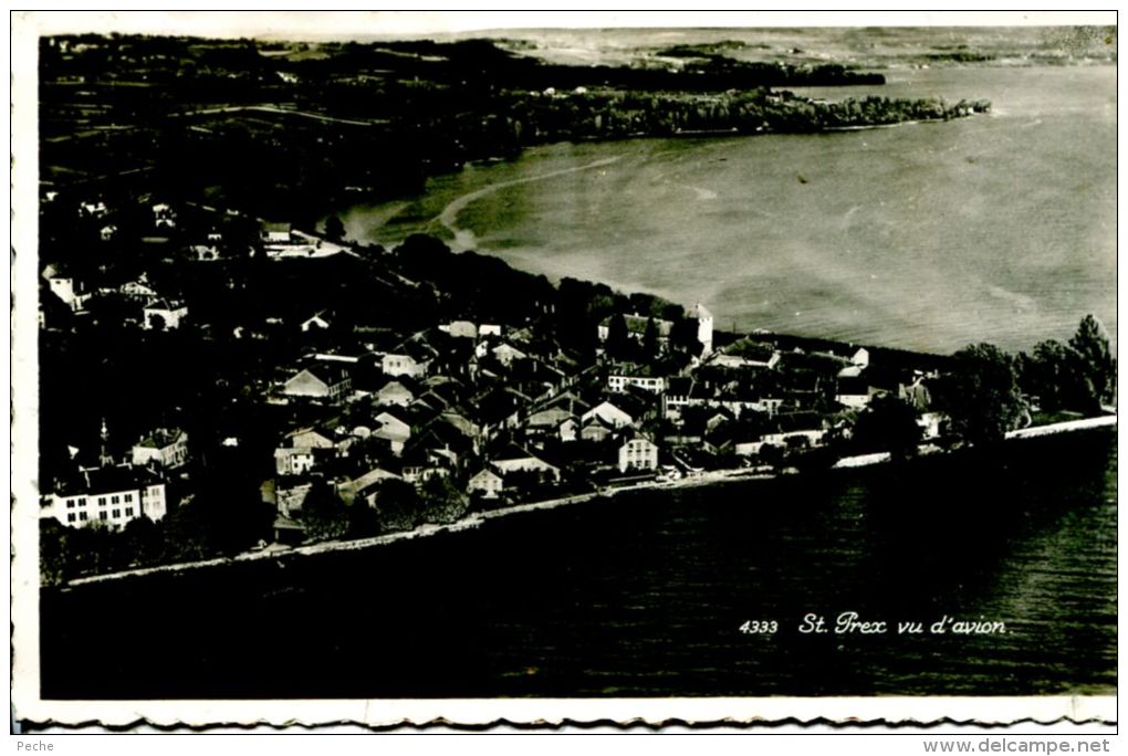 N°48797 -cpa St Prex -vu d'avion-