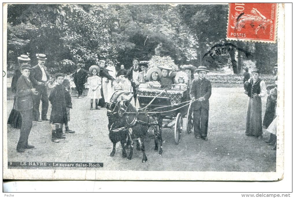 N°6777A -cpa Le Havre -square saint roch-