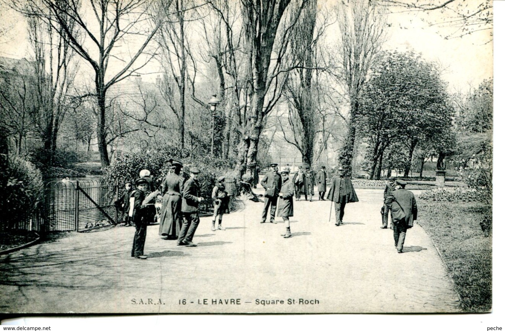 N°69502 -cpa Le Havre -square Saint Roch -