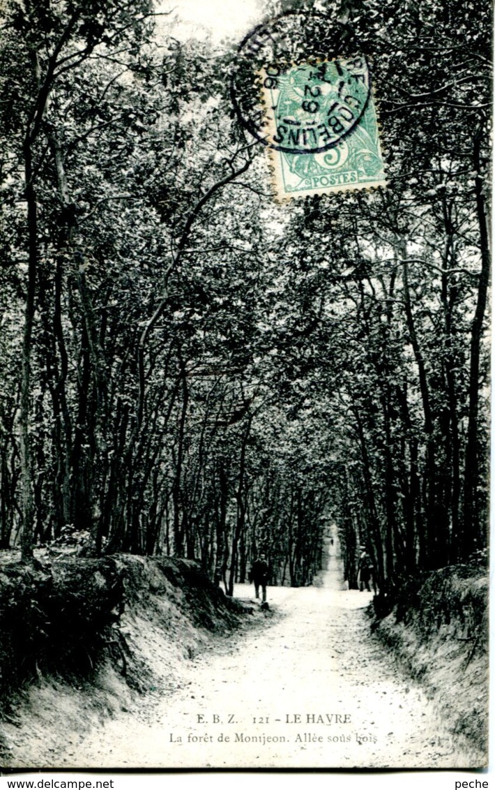 N°69543 -cpa Le Havre -forêt de Montgeon-
