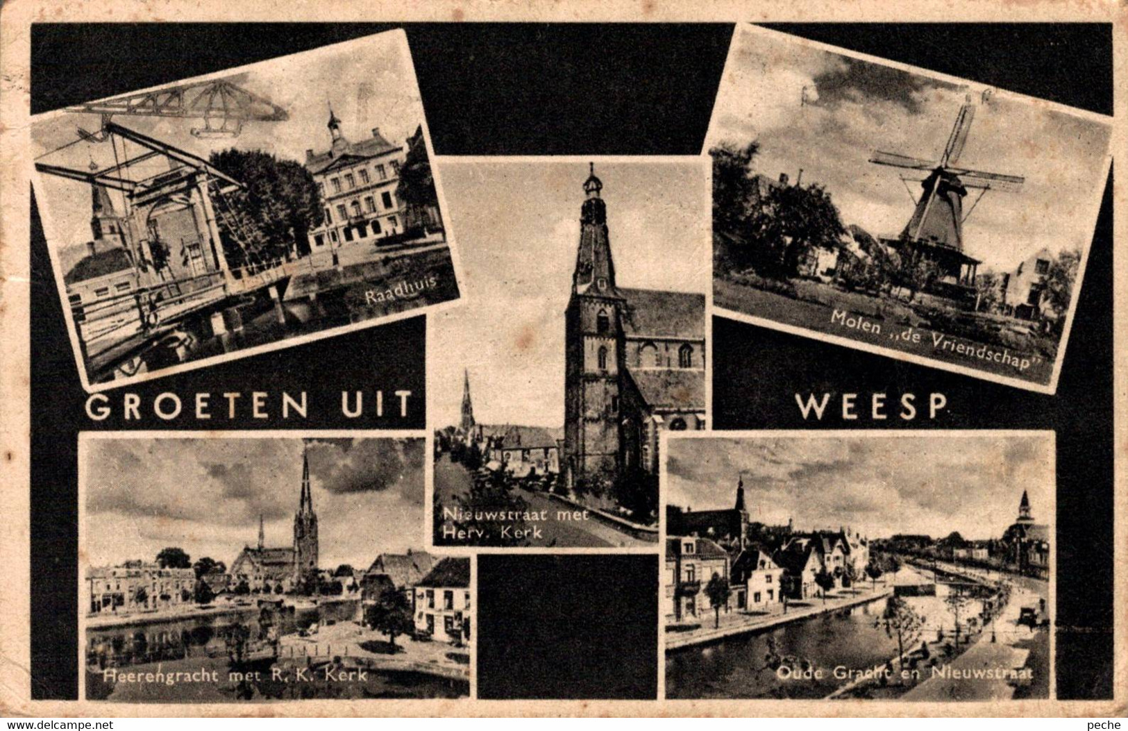 N°91509 -cpsm Groeten uit Weesp