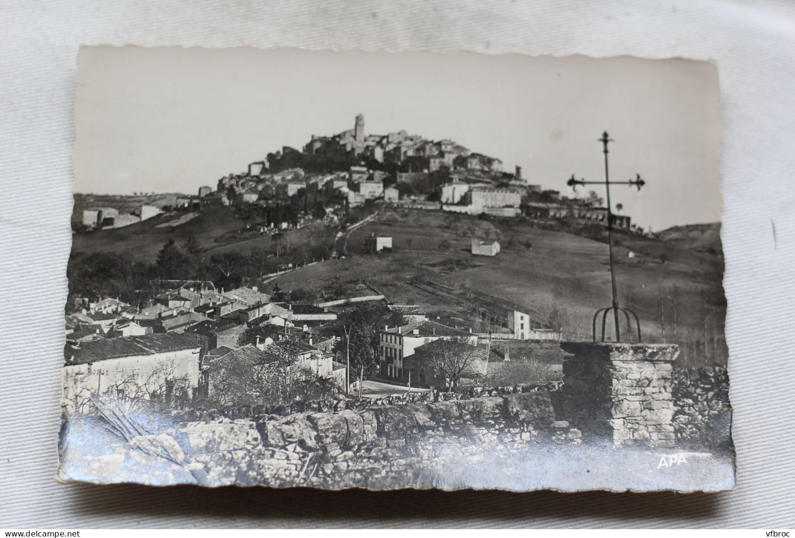 N145, Cpm, Cordes, vue générale côté Ouest, Tarn 81