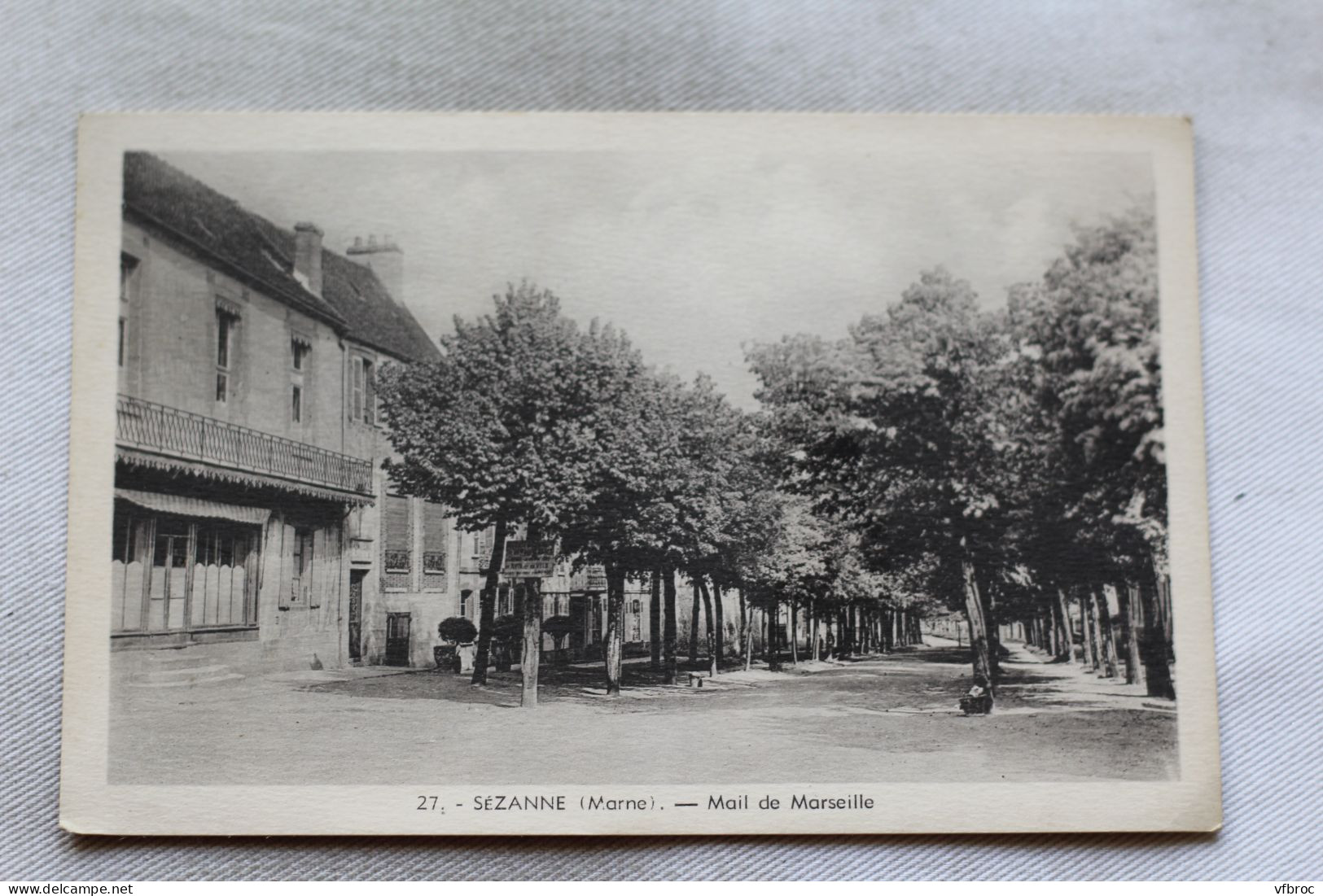 N241, Sézanne, mail de Marseille, Marne 51