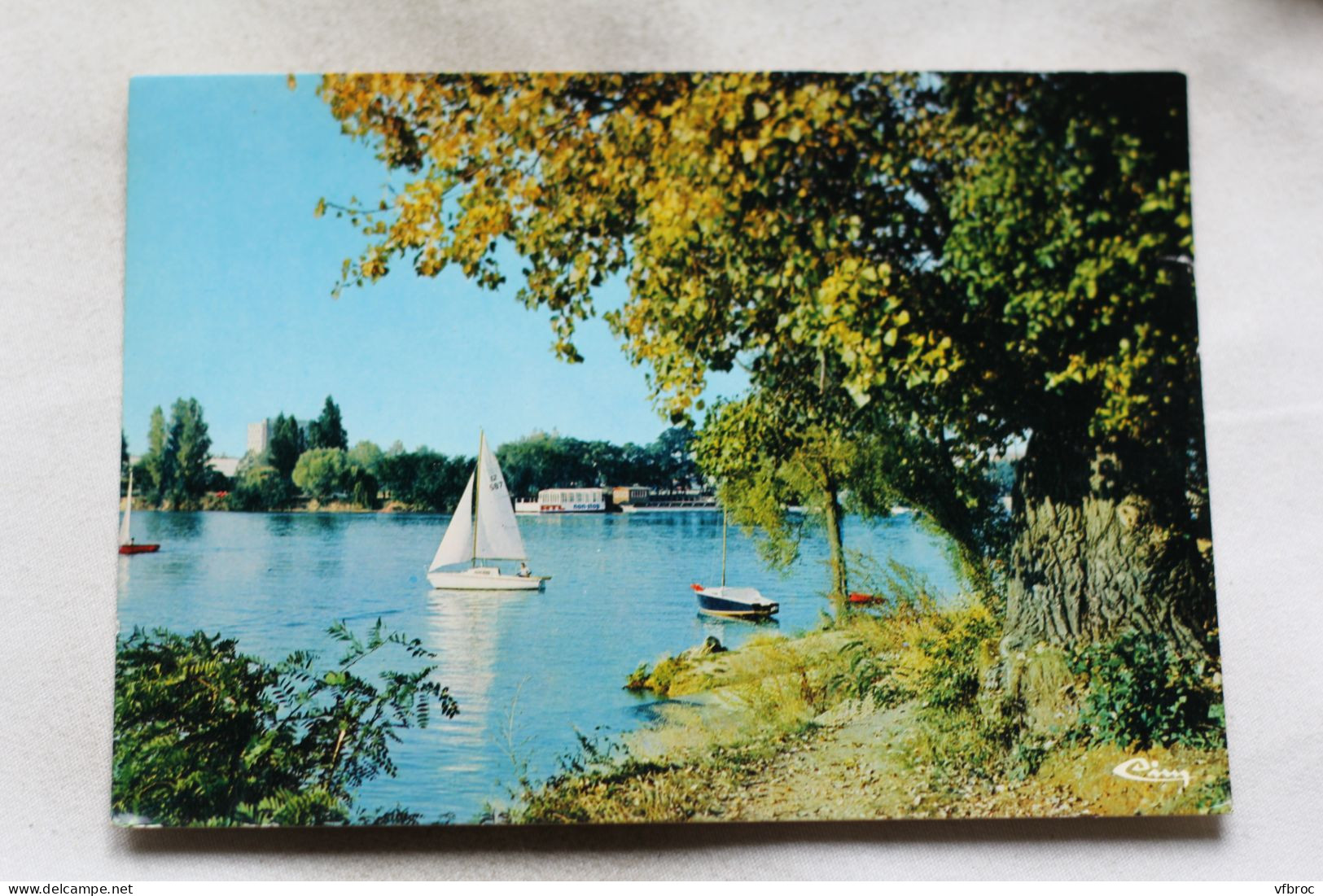 N633, Cpm 1984, Viry Chatillon, le lac, Essonne 91
