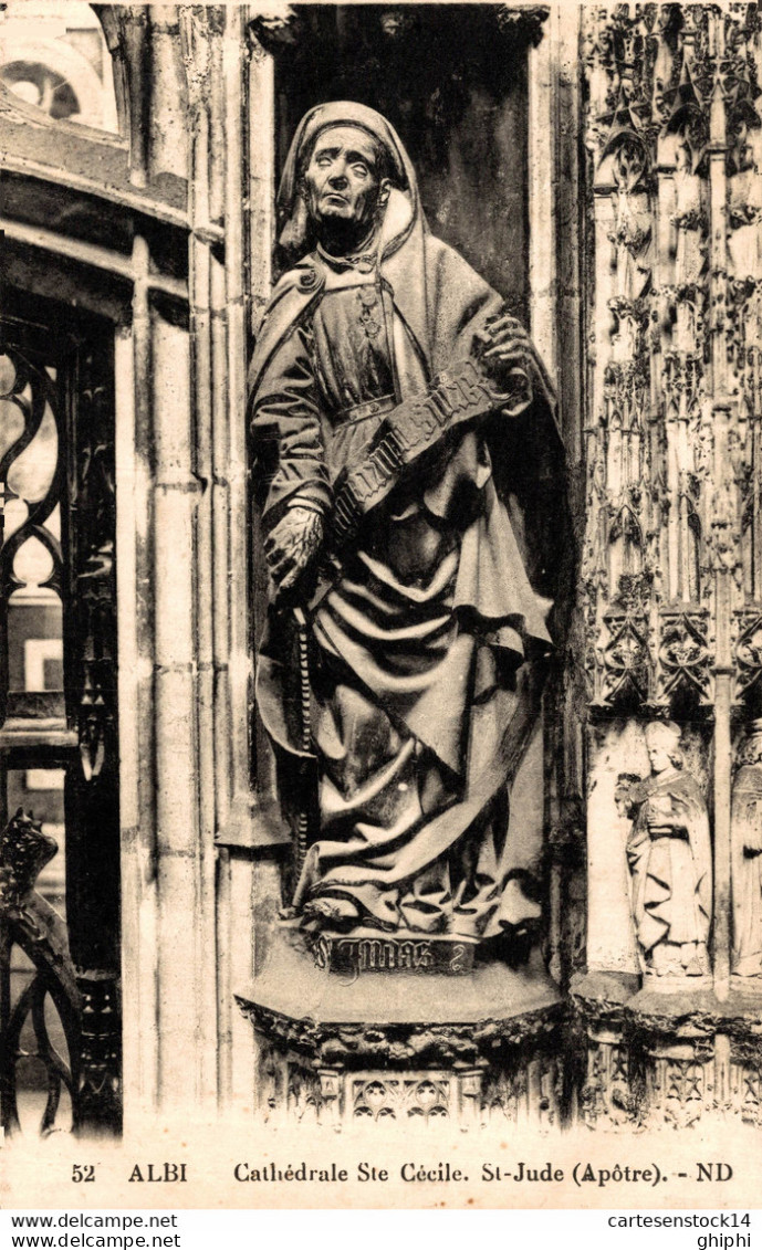 NÂ°10175 Z -cpa Albi -cathÃ©drale Sainte CÃ©cile- St Jude-