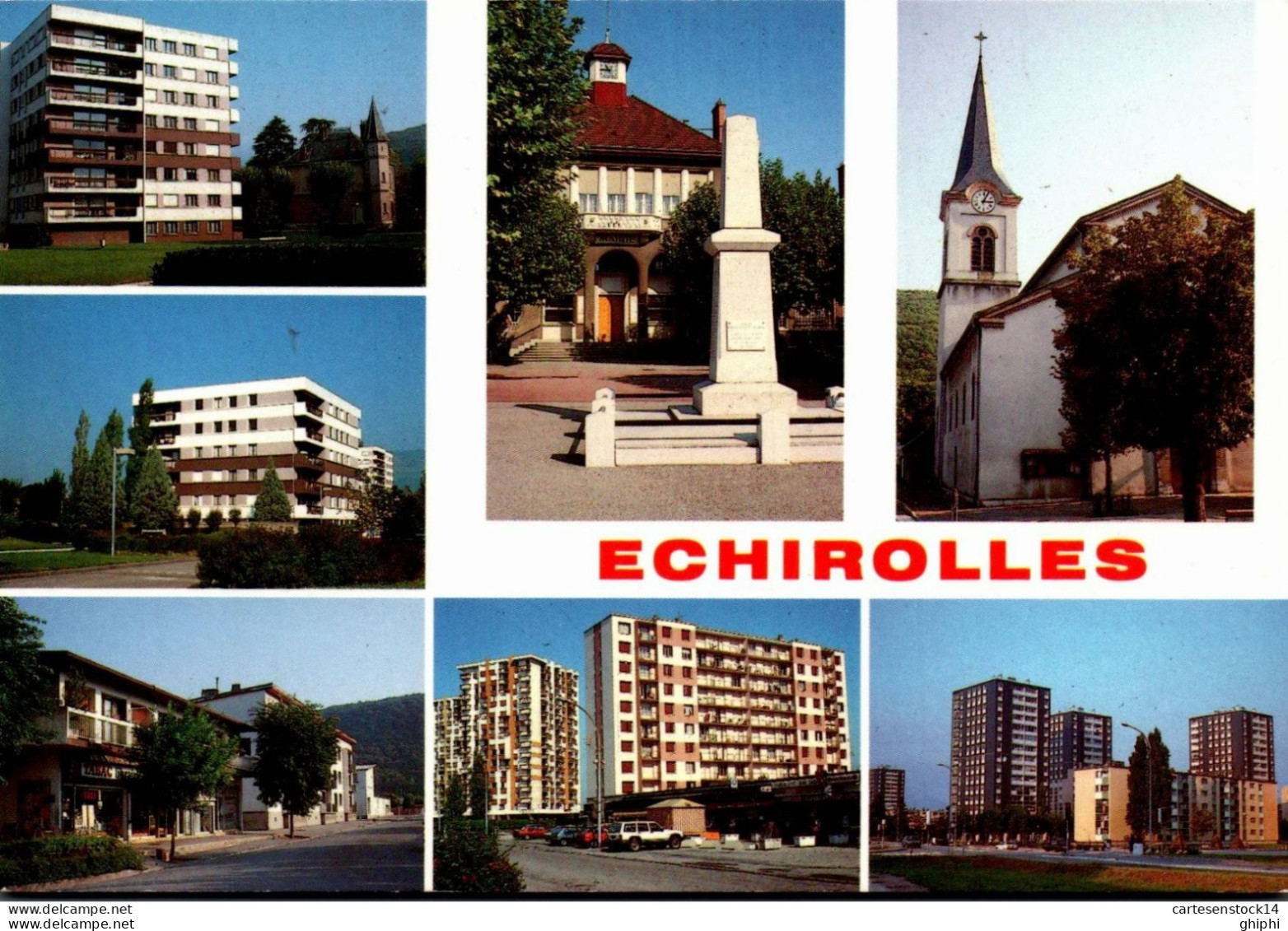NÂ°42489 Z -cpsm Echirolles -multivues-
