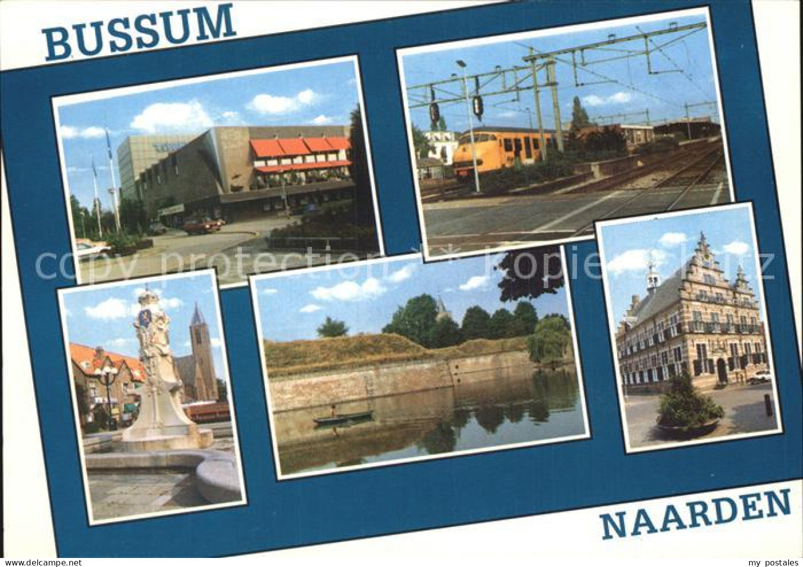 Naarden Gebaeude Bahnhof Eisenbahn Denkmal Stadtmauer