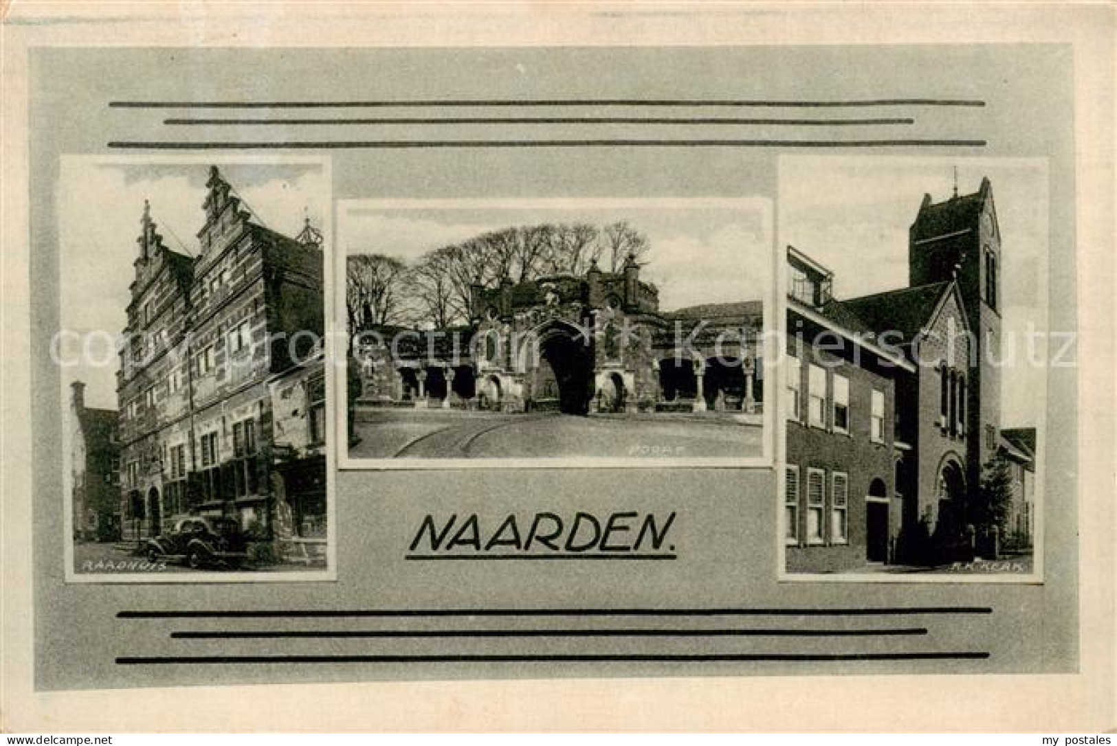 Naarden NL Raadhuis Poort Kerk
