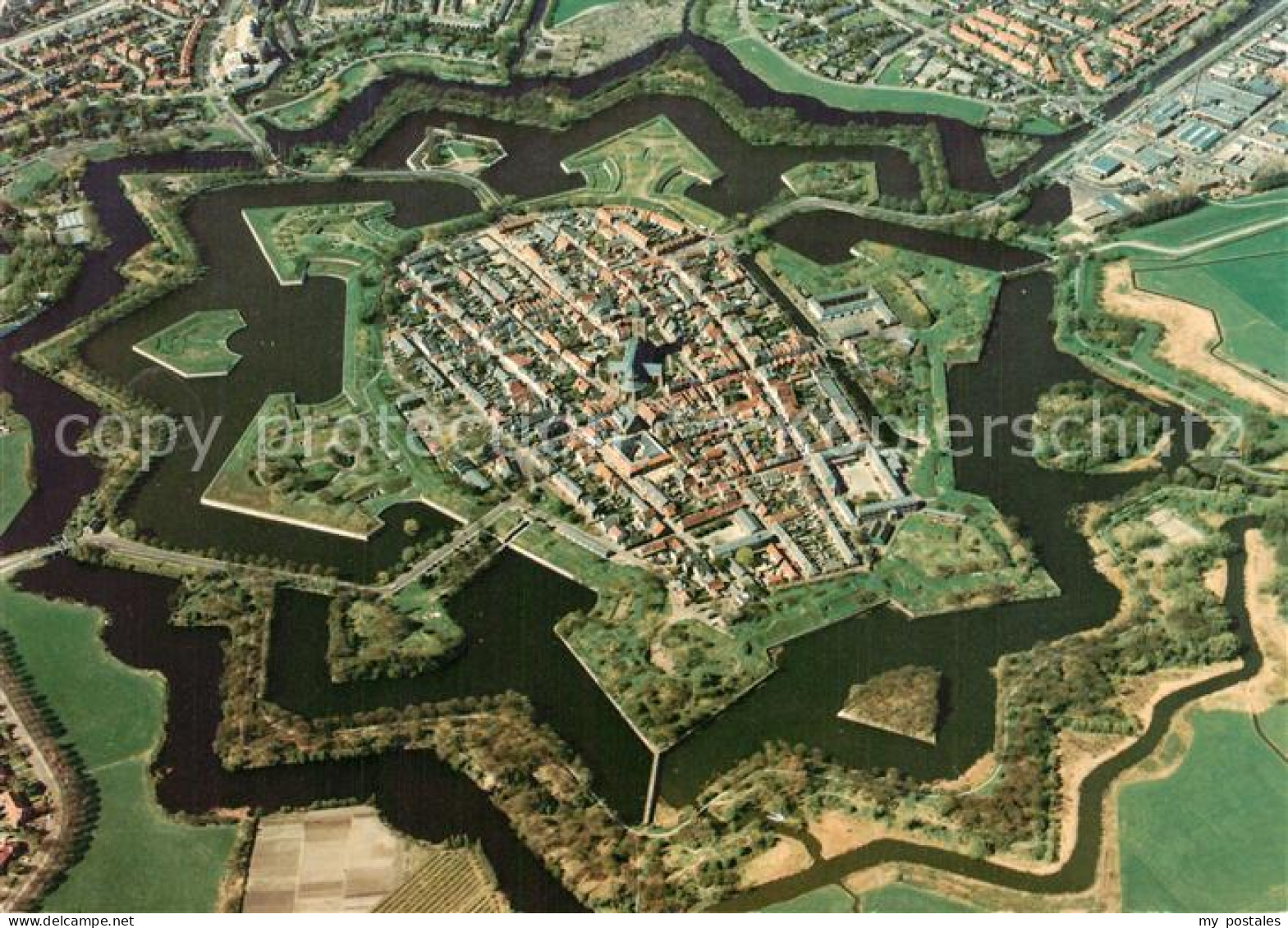 Naarden Vestingstad Fliegeraufnahme