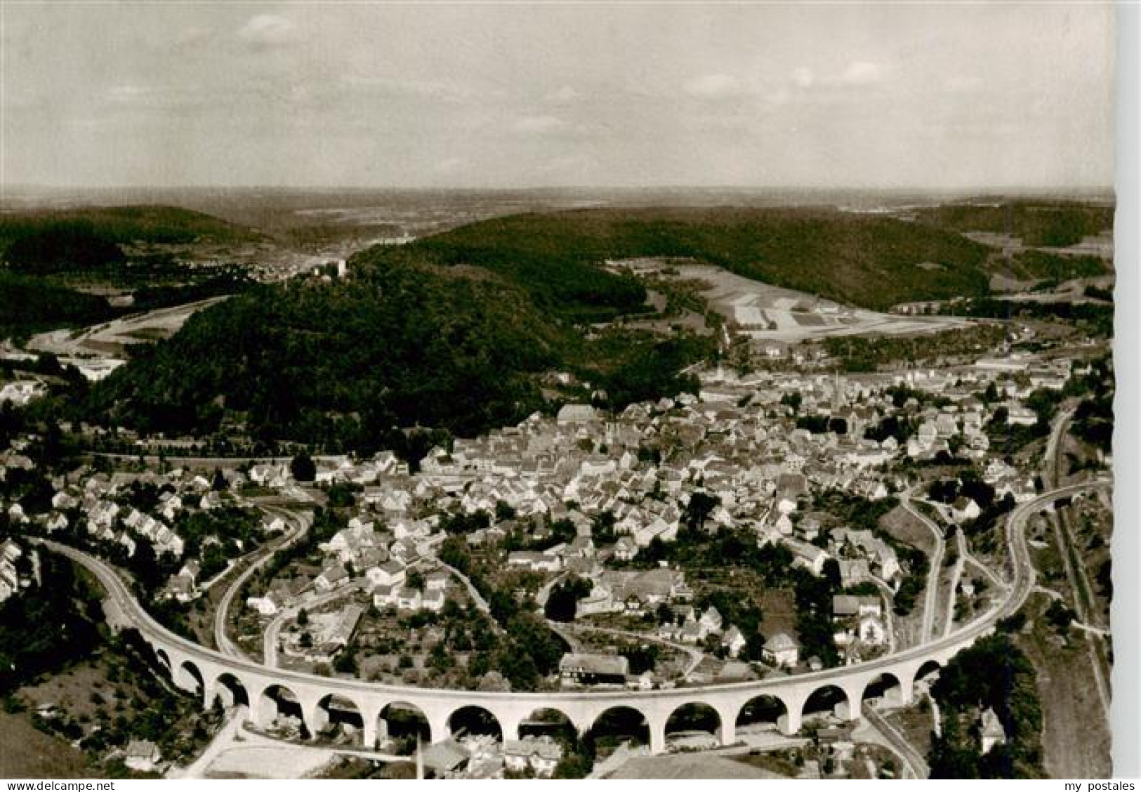 Nagold Fliegeraufnahme mit Viadukt