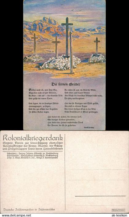 .Namibia Deutsch-Südwestafrika DSWA Soldatengräber Kolonie 1915