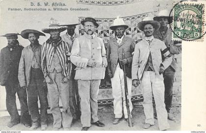 NAMIBIA - Farmer, Wittbois DSWA Deutsch Sudwest Afrika - Windhuk 1905 Postcard