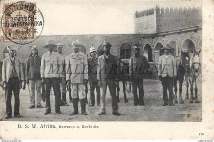 NAMIBIA - Herreros Bastards DSWA Deutsch Sudwest Afrika - Windhuk 1905 Postcard
