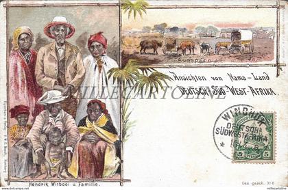NAMIBIA - Namaland Hendrik Witbooi Deutsch Sudwest Afrika 1904 Postcard Busch