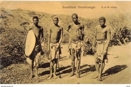 Namibie - Bewaffnete Ovamboneger - D.S.W. Afrika