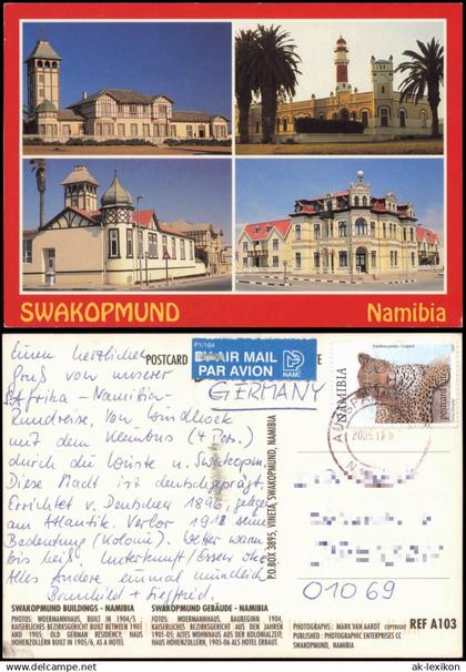 Postcard Swakopmund Stadt-Ansichten (Mehrbildkarte) Namibia 2005