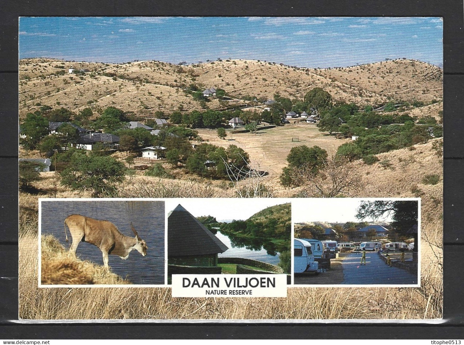 NAMIBIE. Carte postale écrite. Daan Viljoen Nature Reserve.
