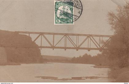 keetmanshoop - carte photo - le pont - 1911 - namibie namibia