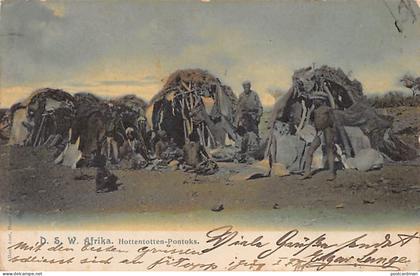 Namibia - Khoekhoe (Hottentot) dwellings - Publ. Albert Aust