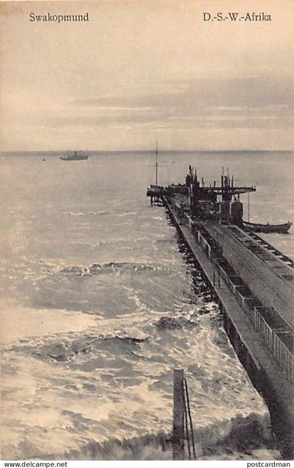 Namibia - SWAKOPMUND - The pier - Publ. Swakopmunder Buchhandlung