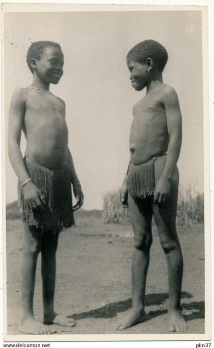 NAMIBIE - Carte Photo, Petites Filles