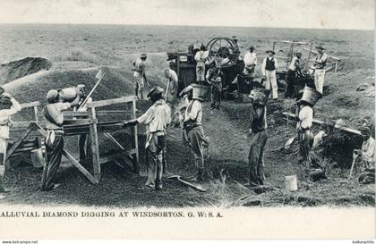 SWA Namibia Alluvia Diamond Digging at Windsorton