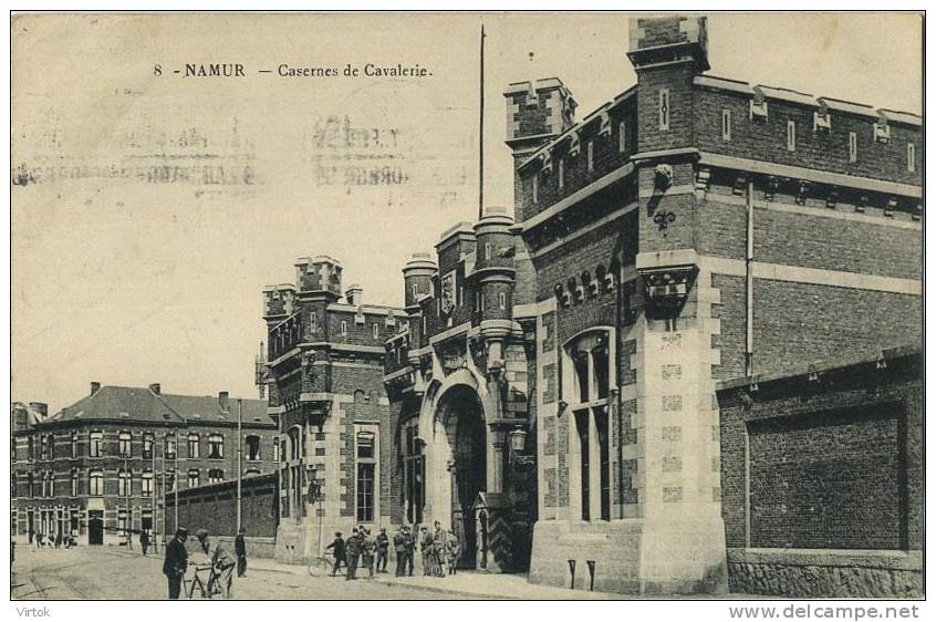 Namur - Namen :  Caserne de cavalerie  (  ecrit )