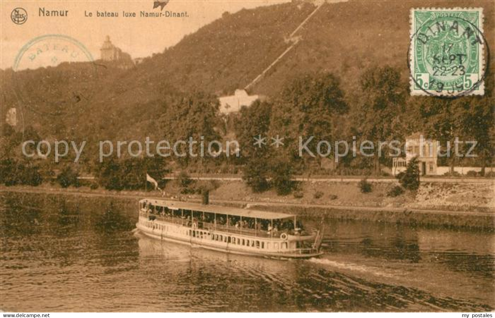Namur sur Meuse Bateau luxe Namur Dinant