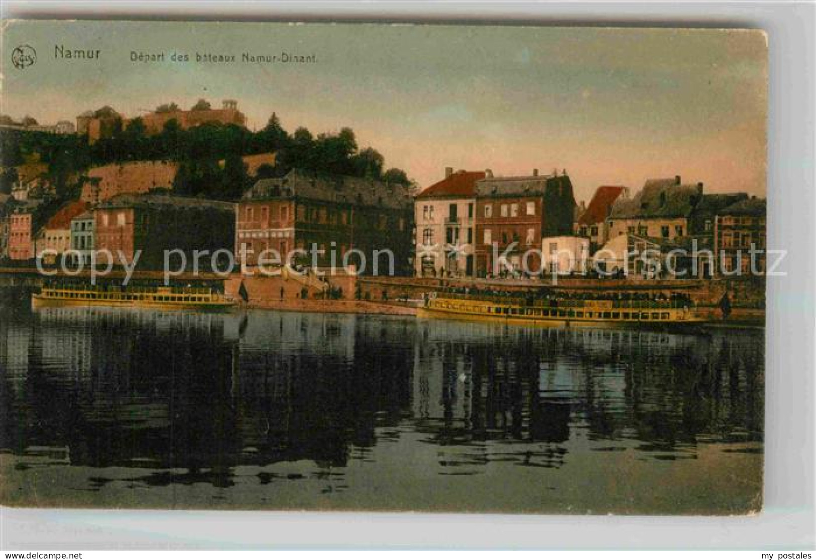 Namur Wallonie Depart des bateaux Namur Dinant