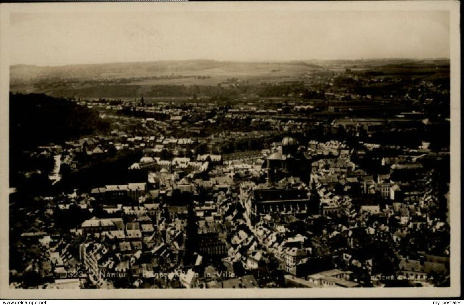 Namur Wallonie Namur Fliegeraufnahme