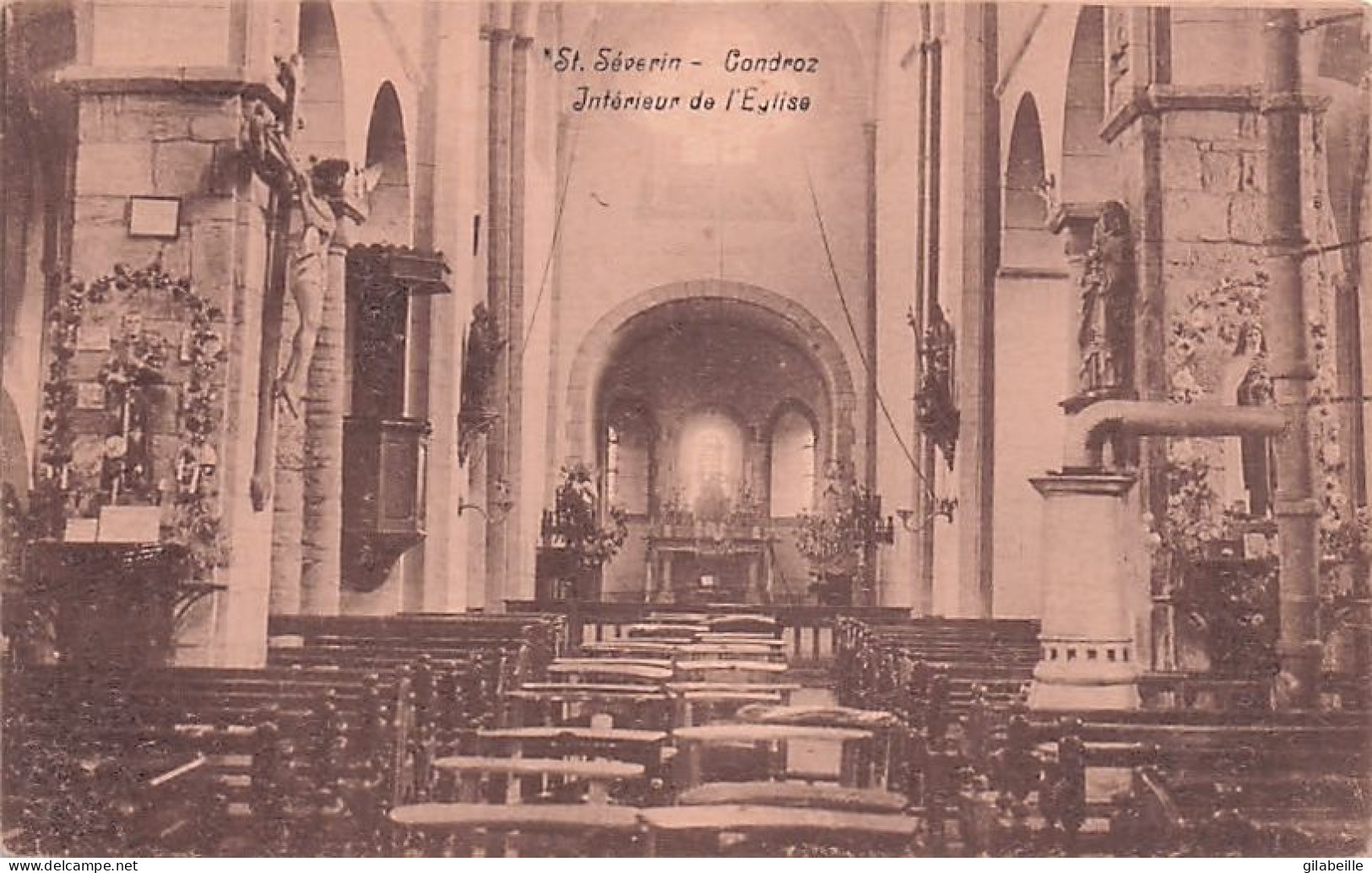 Nandrin - St SEVERIN - CONDROZ - interieur de l'église