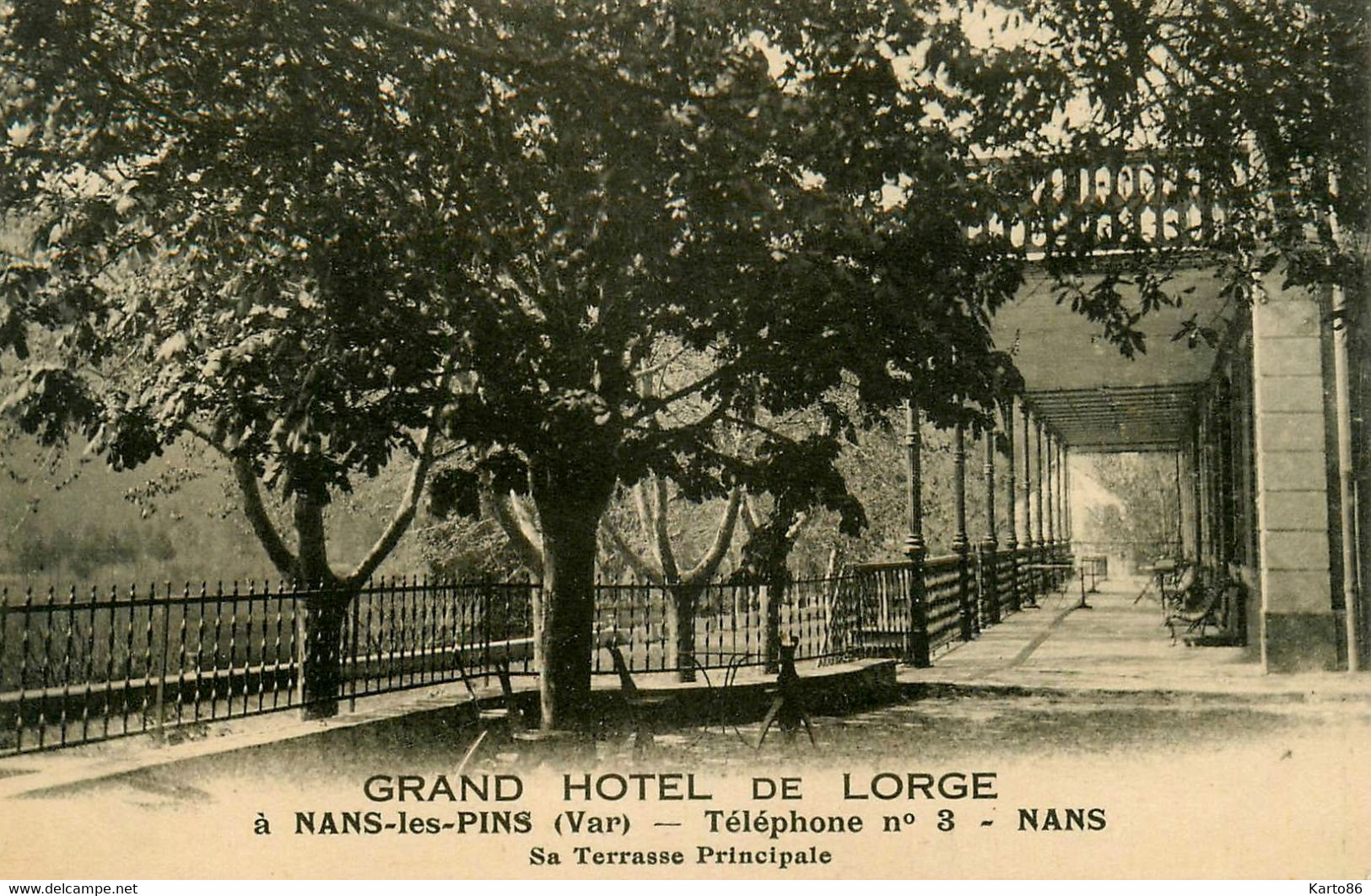nans les pins * Grand Hôtel de Lorge , tel n°3