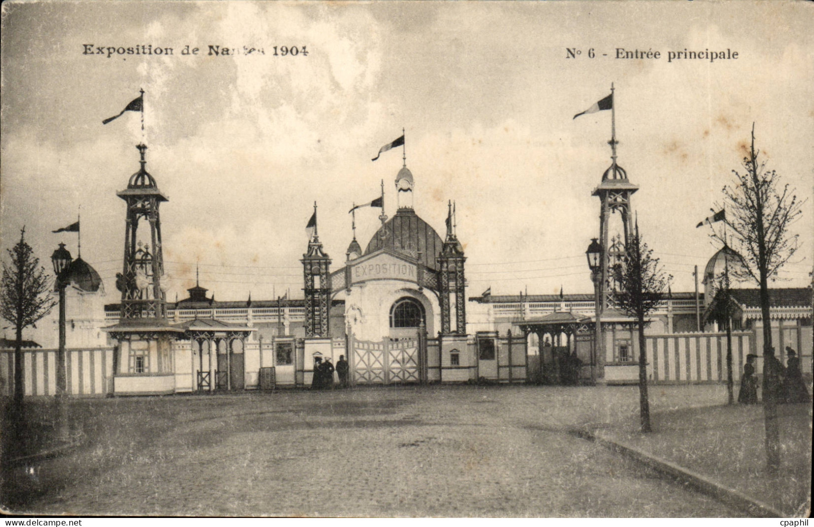Nantes CPA Exposition de Nantes 1904 Entree principale