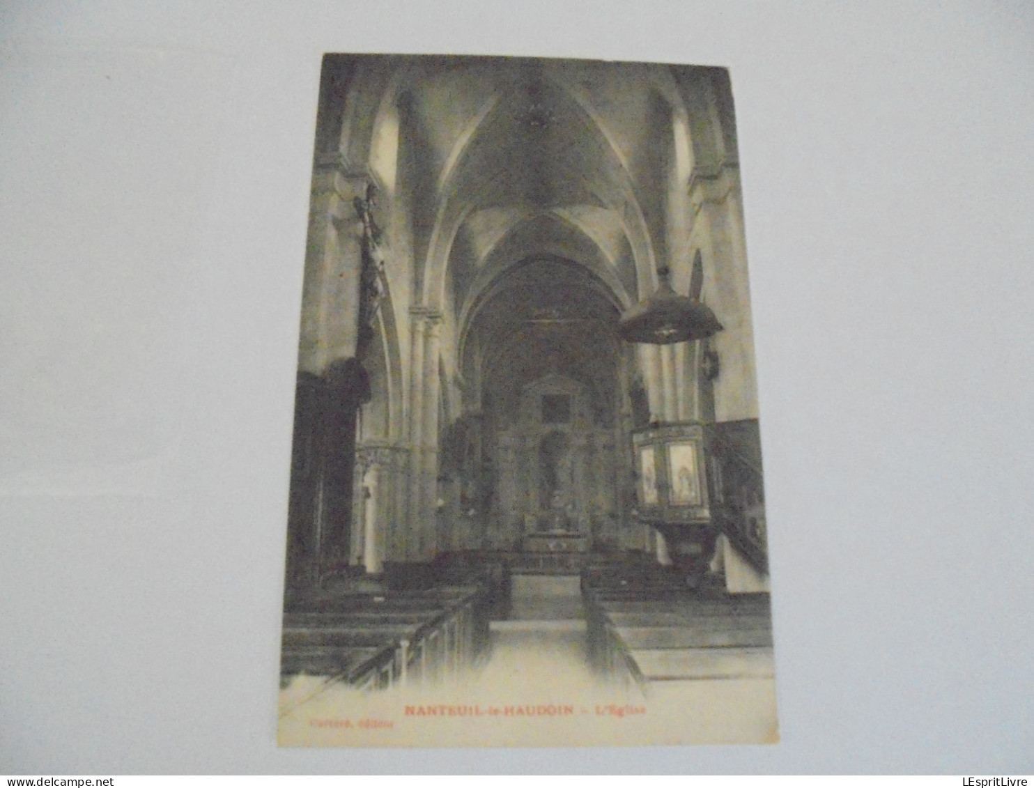 NANTEUIL LE HAUDOIN L'Eglise Carte Postale Postcard PK CP