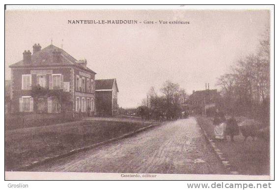 NANTEUIL LE HAUDOUIN GARE VUE EXTERIEURE (PETITE ANIMATION)