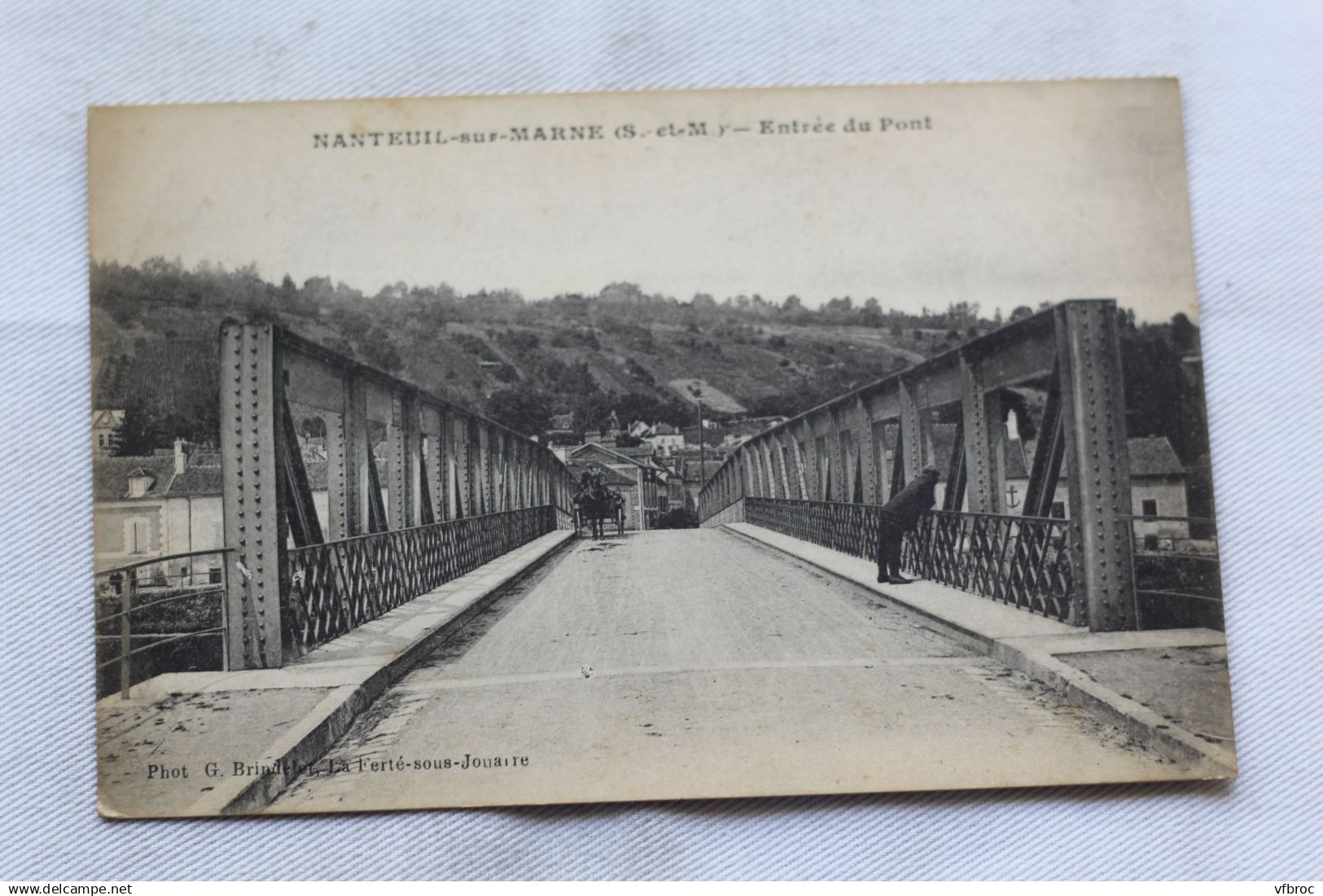 Nanteuil sur Marne, entrée du pont, Seine et Marne 77