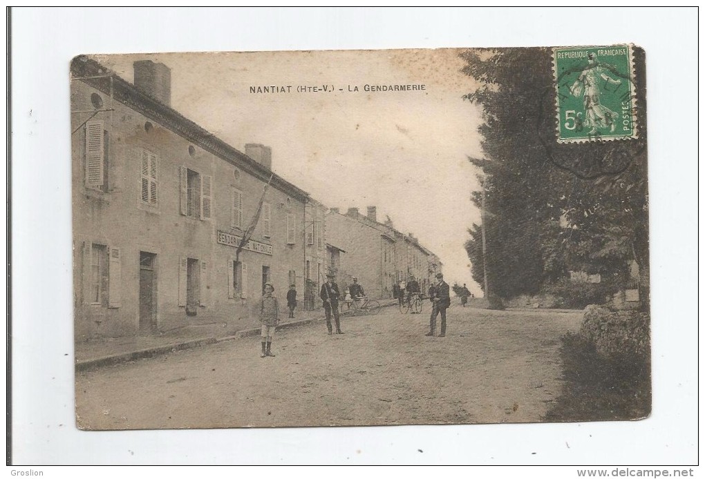 NANTIAT (HTE V) LA GENDARMERIE (ANIMATION) 1916