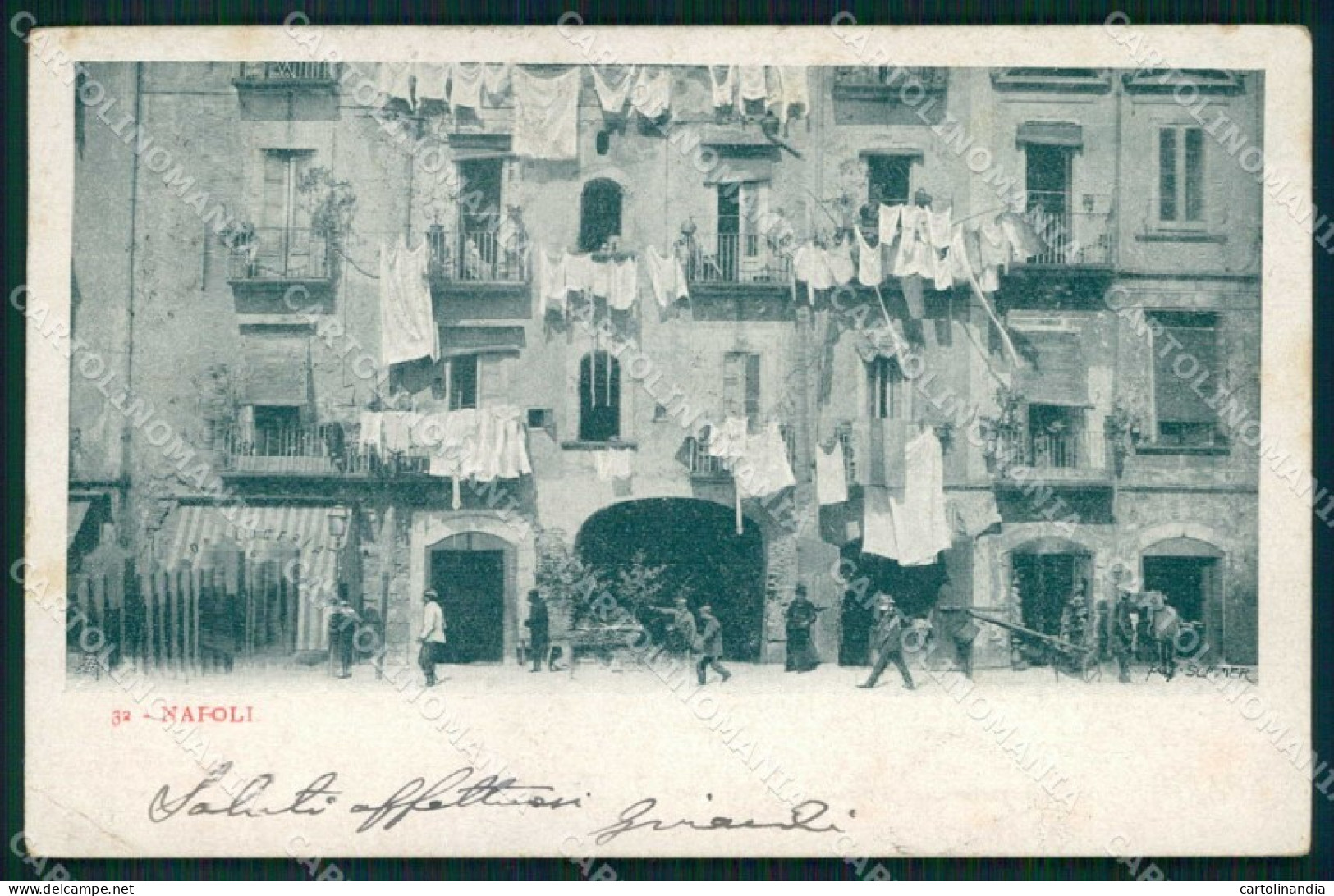 Napoli Città Napoli Vecchia cartolina MX4874
