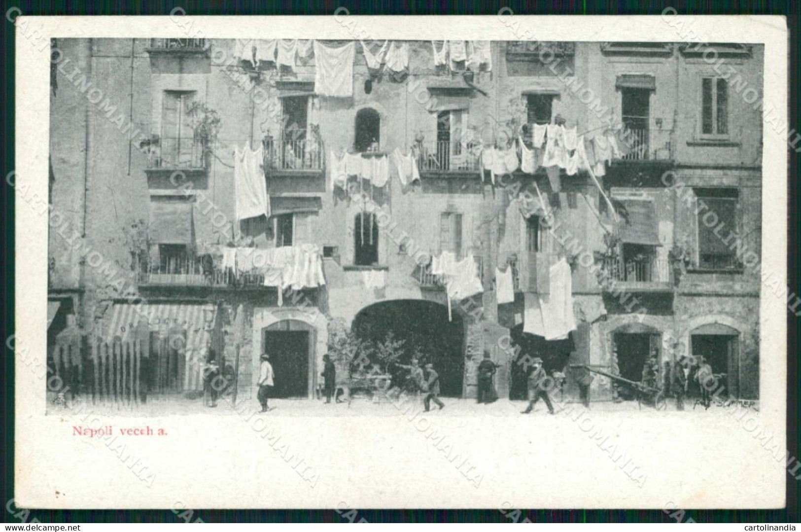 Napoli Città Napoli Vecchia cartolina MX5095