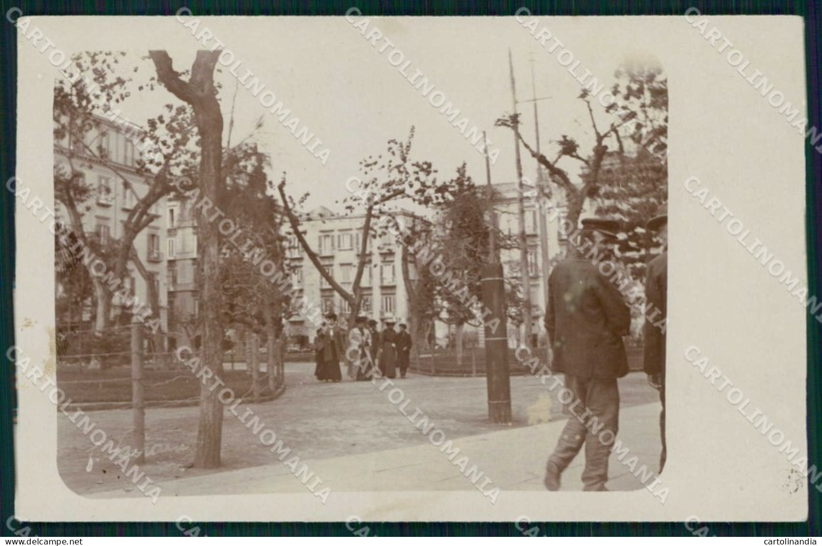 Napoli Città Passeggiata Donne Foto cartolina MX6530