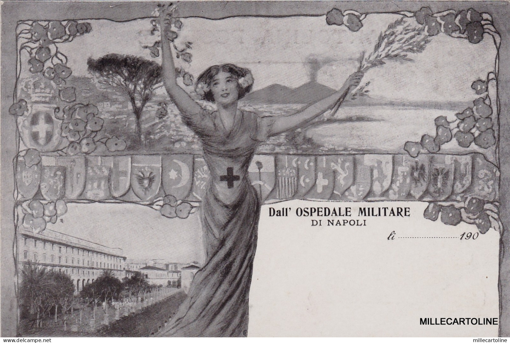 # NAPOLI - DALL'OSPEDALE MILITARE  DI NAPOLI..