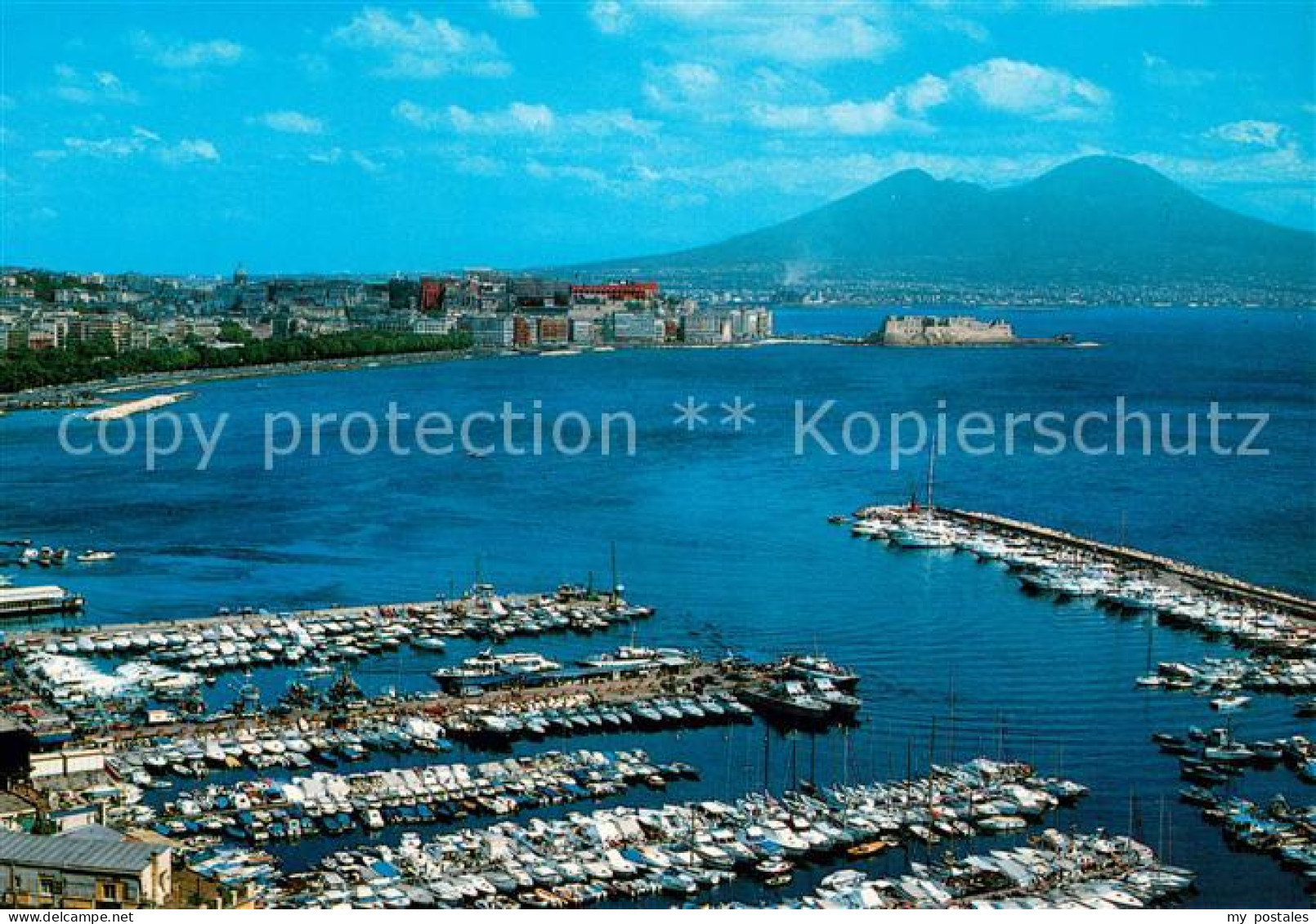 Napoli Neapel Fliegeraufnahme
