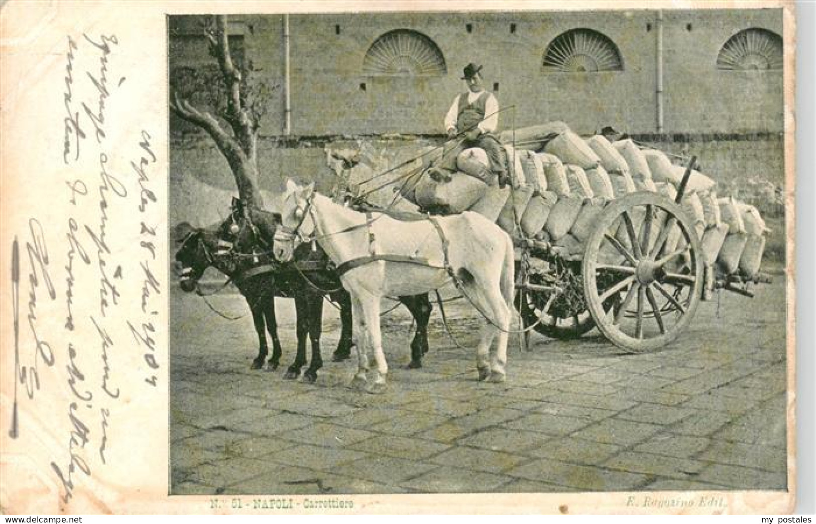 Napoli Neapel Naples IT Carrettiere